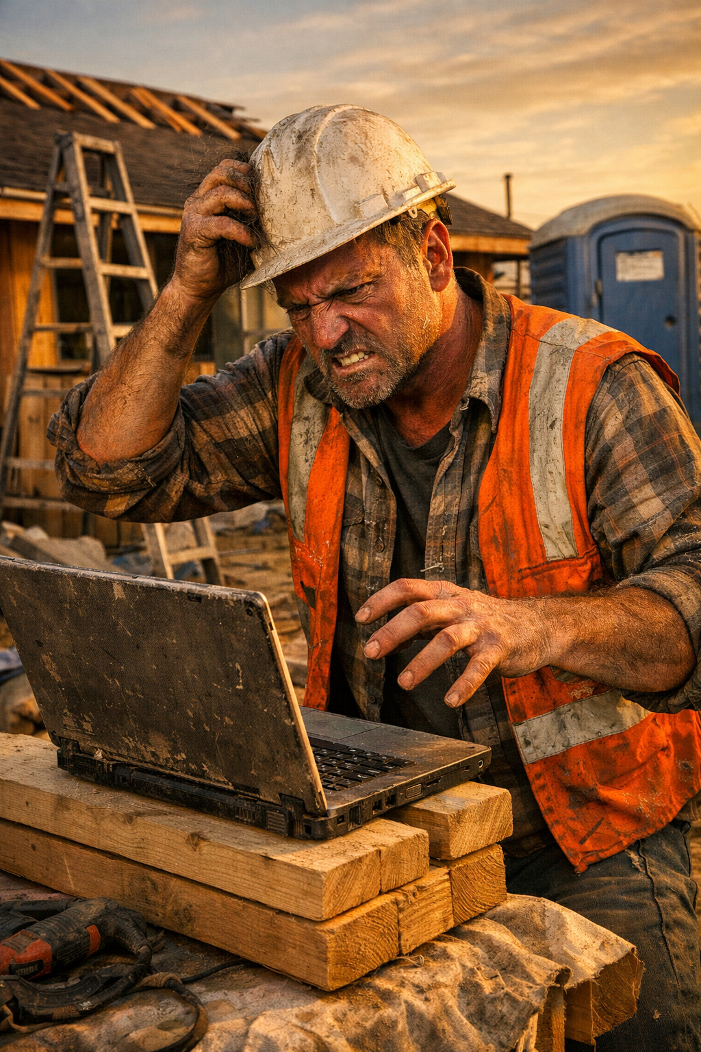 General contractor struggling with field laptop issues